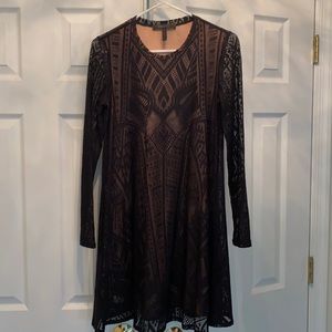 BCBG Maxazria A-line lace dress